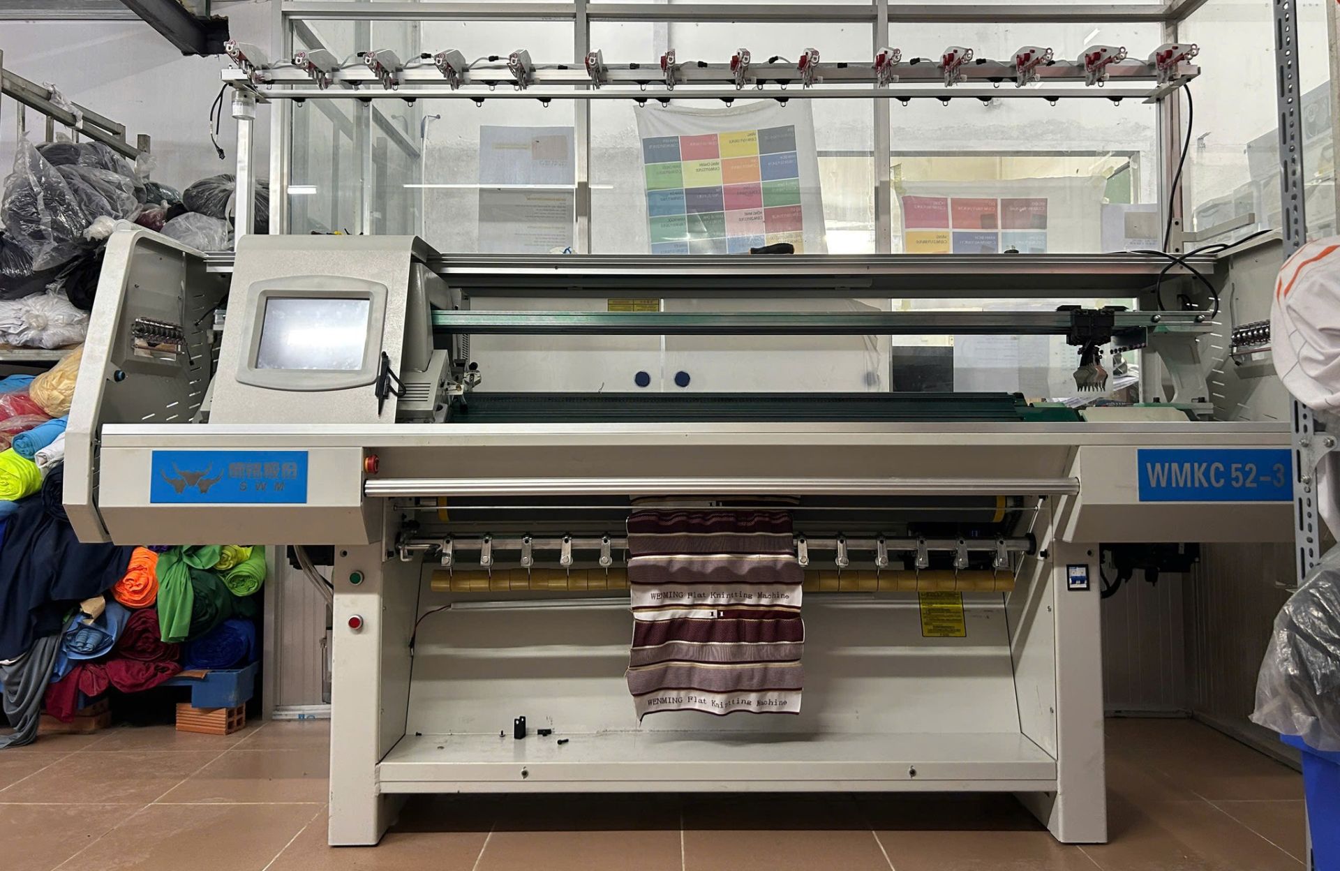 Máy dệt bo cổ vi tính WENMING