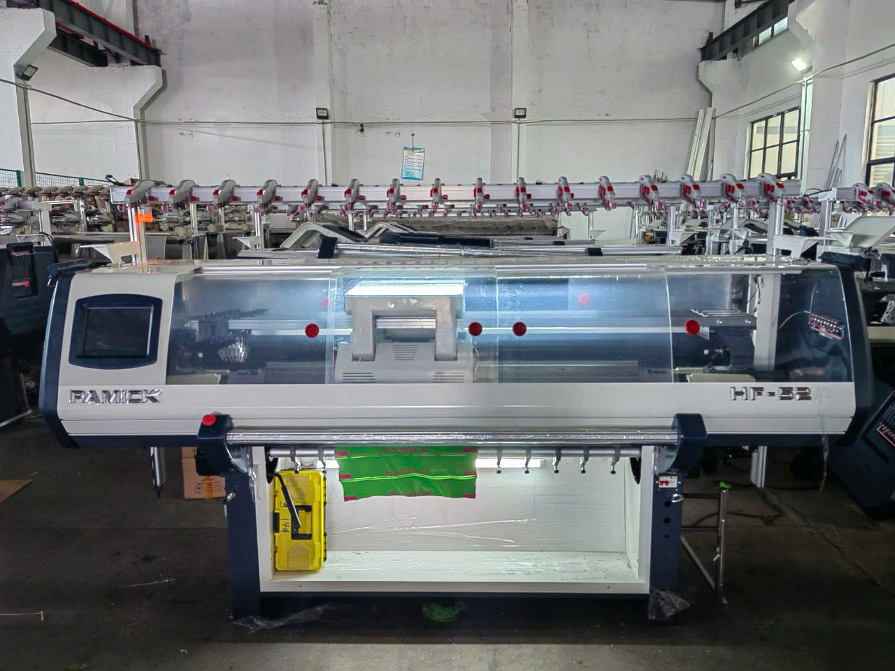 Máy dệt bo cổ vi tính Pamick - 3 hệ thống