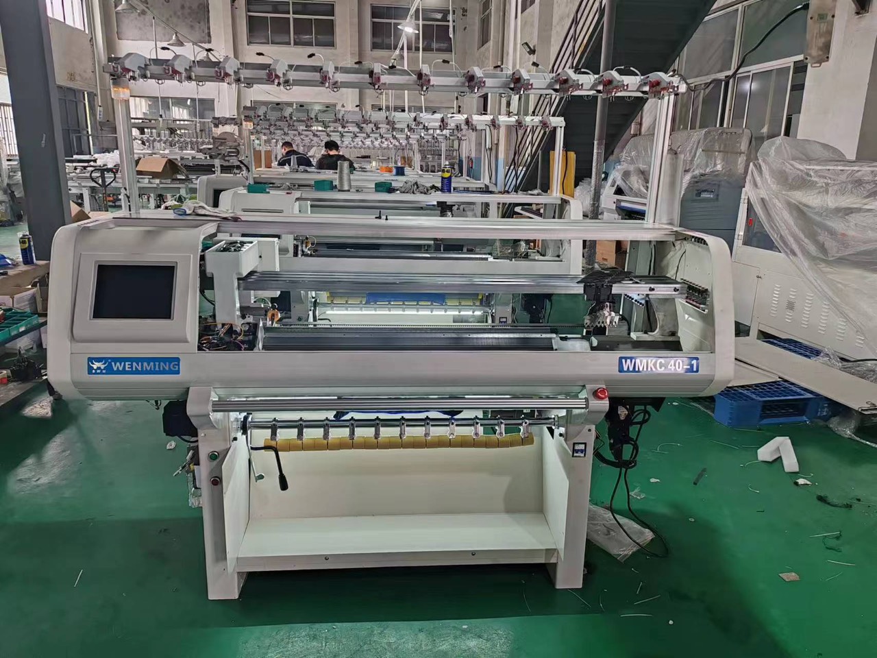 Máy dệt bo cổ vi tính Pamick - 1 hệ thống